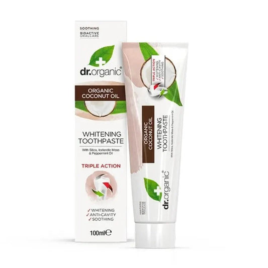 Dr. Organic coconut oil toothpaste 100 ml - Lev Logisk
