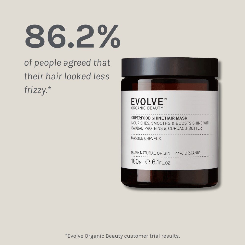 Evolve Superfood Shine Hair Mask 180ml - Lev Logisk