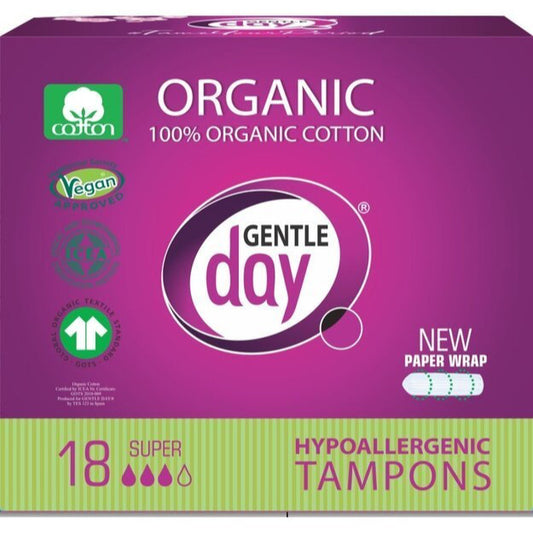 Gentle Day Tamponger Super 18stk fra Lev Logisk