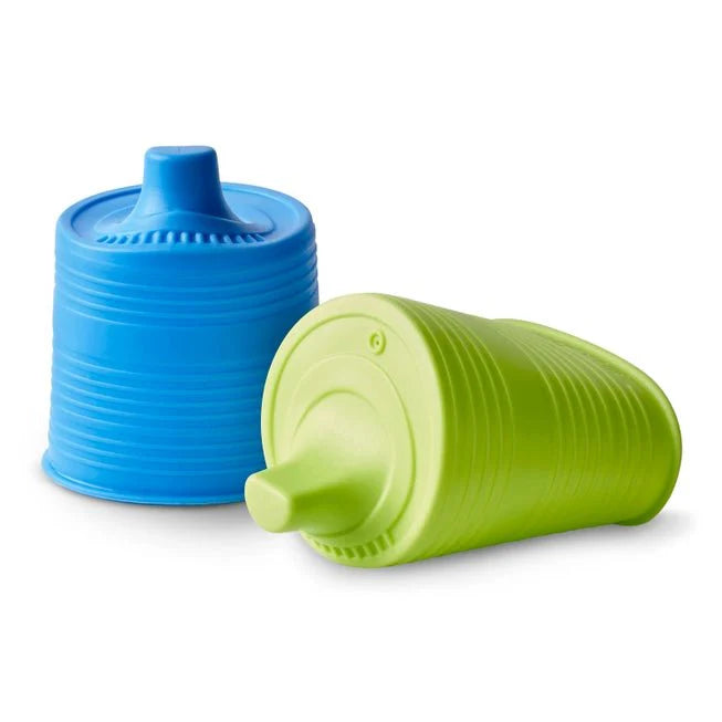 GoSili sippylokk 2 pk - Lime og blå - Lev Logisk