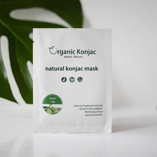 Organic Konjac Maske – Grønn te