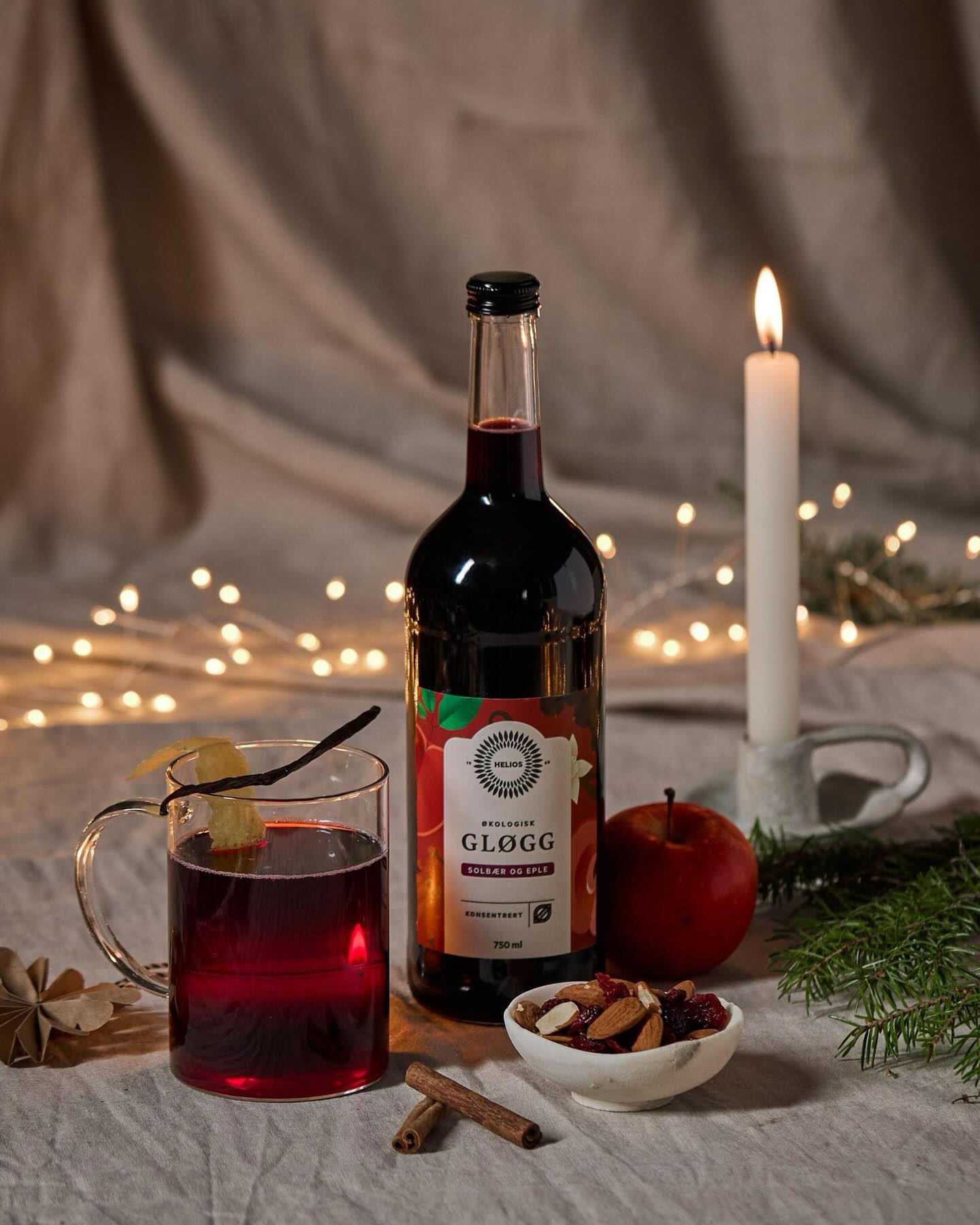 Helios rød gløgg 750 ml
