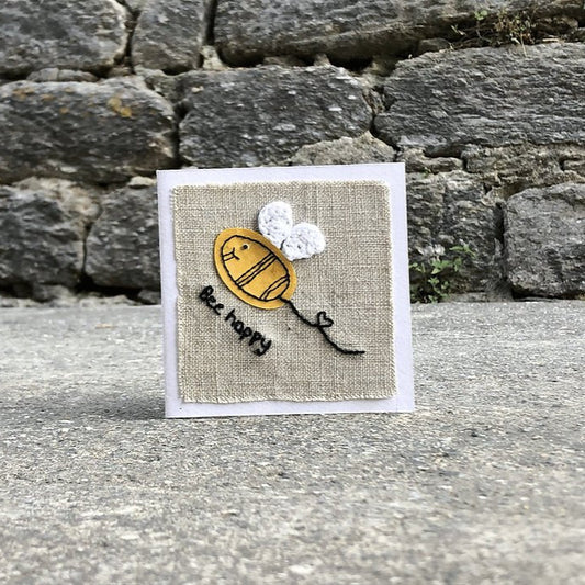 Hillcraft lite kort "Bee Happy" - Lev Logisk