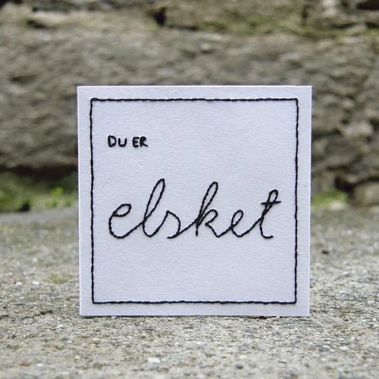 Hillcraft lite kort "Du er elsket" - Lev Logisk