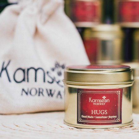 Håndlaget Duftlys fra Kamseen - Juleklem-