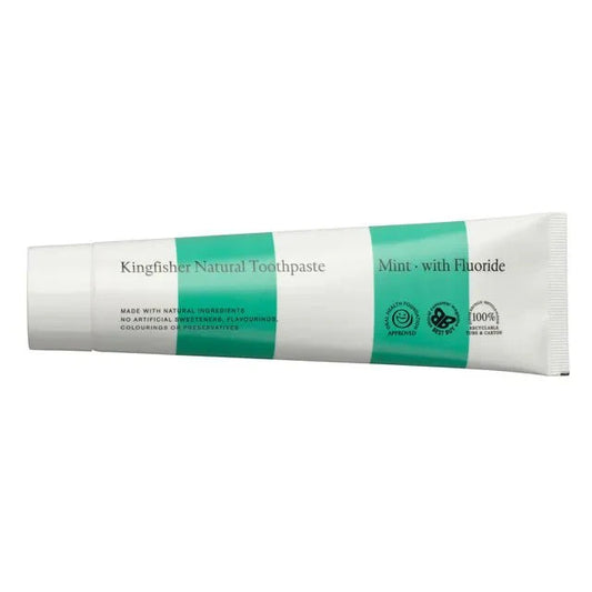 Kingfisher mint tannkrem med fluor 100 ml - Lev Logisk