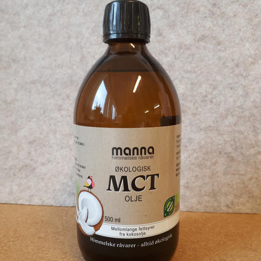 MTC økologisk kokosolje 500 ml - Lev Logisk