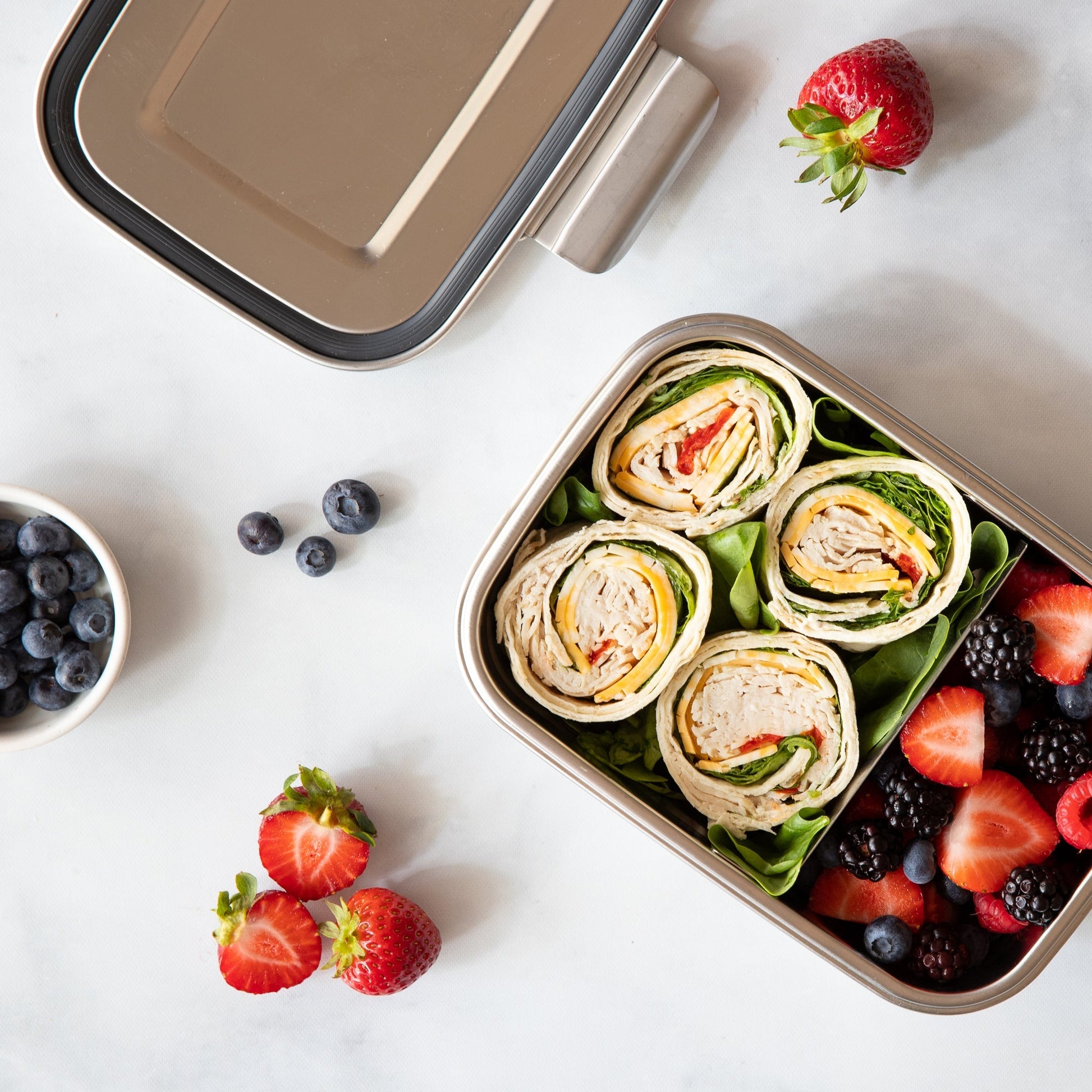 Minimal divider/avdeler i rustfritt stål til matboksen på 1560 ml - Lev Logisk