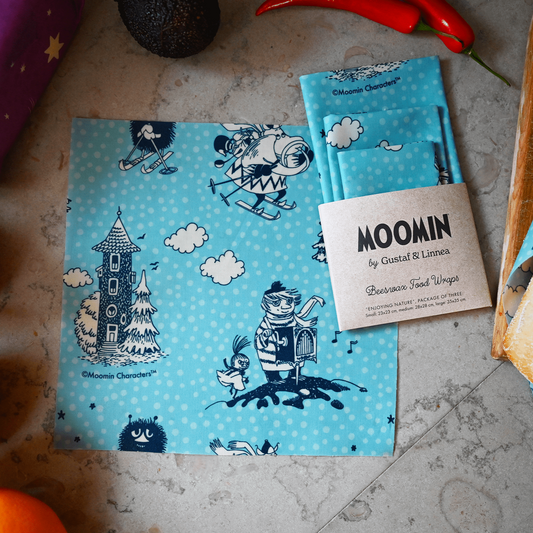 Moomin by G&L - bivoksark "In Winterland" 3 pk fra Lev Logisk