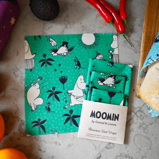 Moomin by G&L - bivoksark - "Tending the Earth" 3 pk fra Lev Logisk