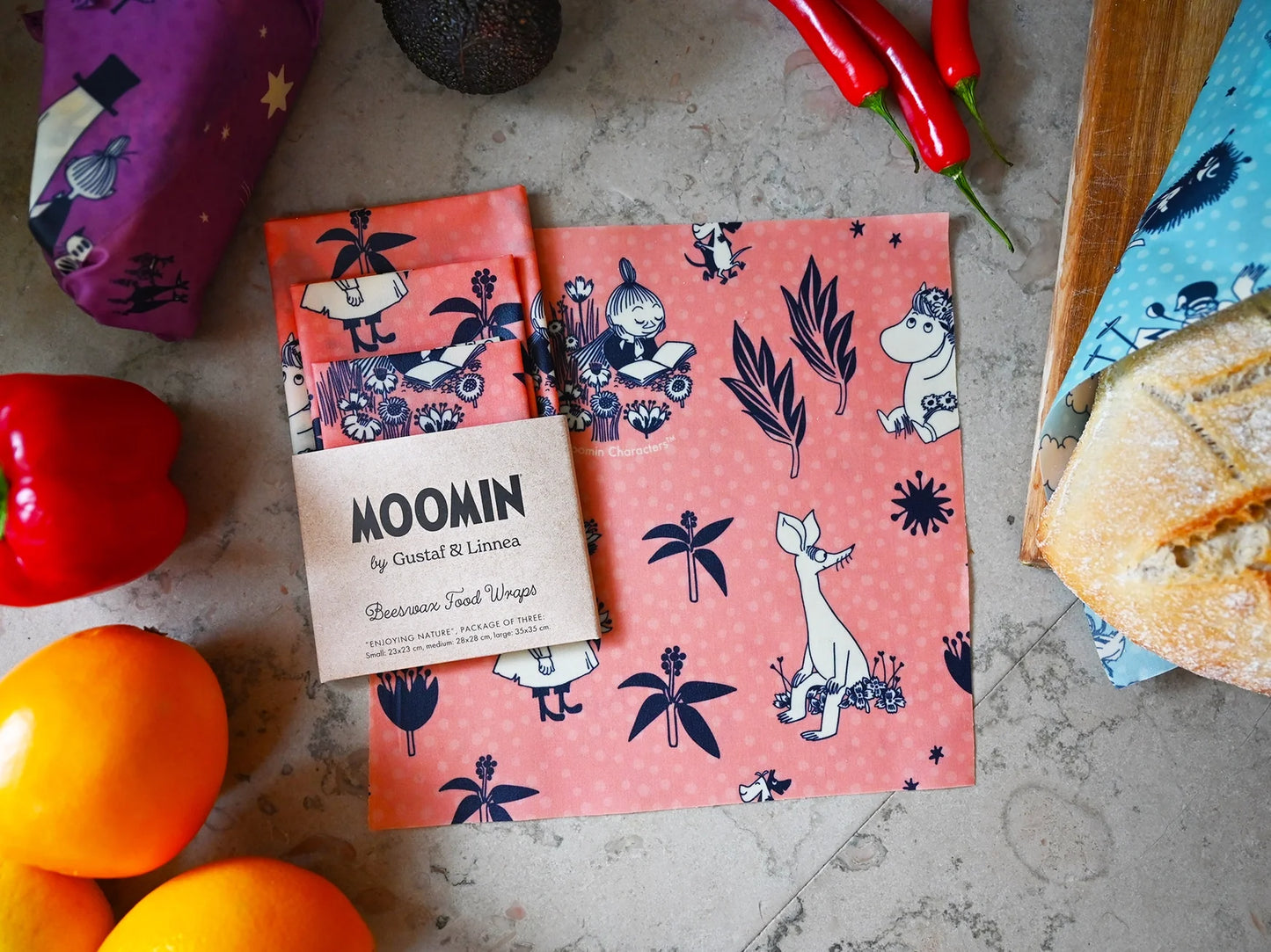 Moomin by G&L- bivoksark "Enjoying nature" 3 pk