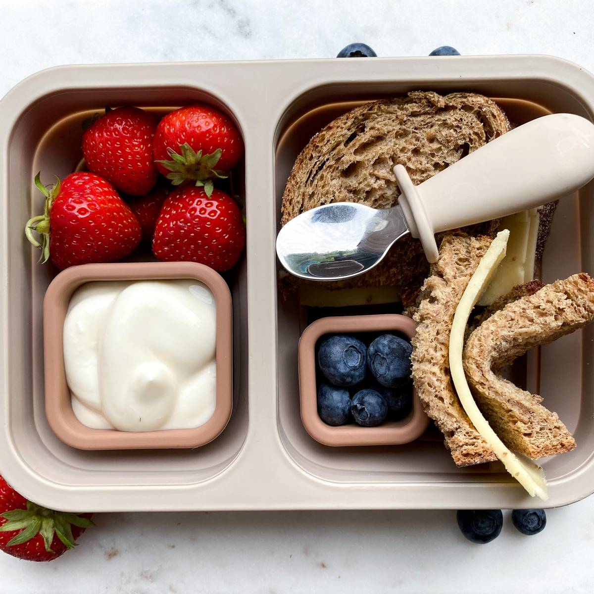 My1ofNorway tette små bokser i silikon - Pale pink - Lev Logisk