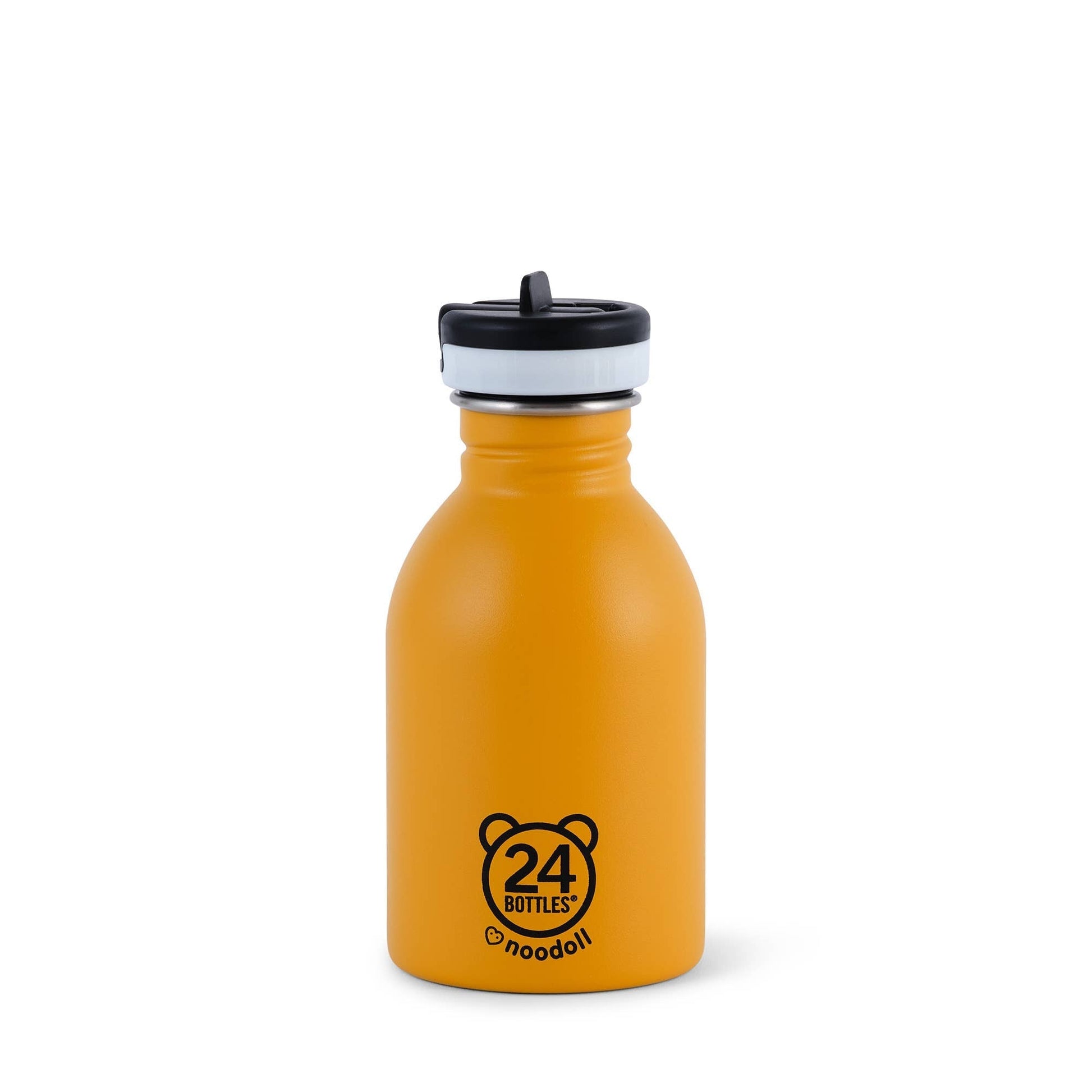 Noodoll/24 bottles drikkeflaske - Orange - brown monster - Lev Logisk