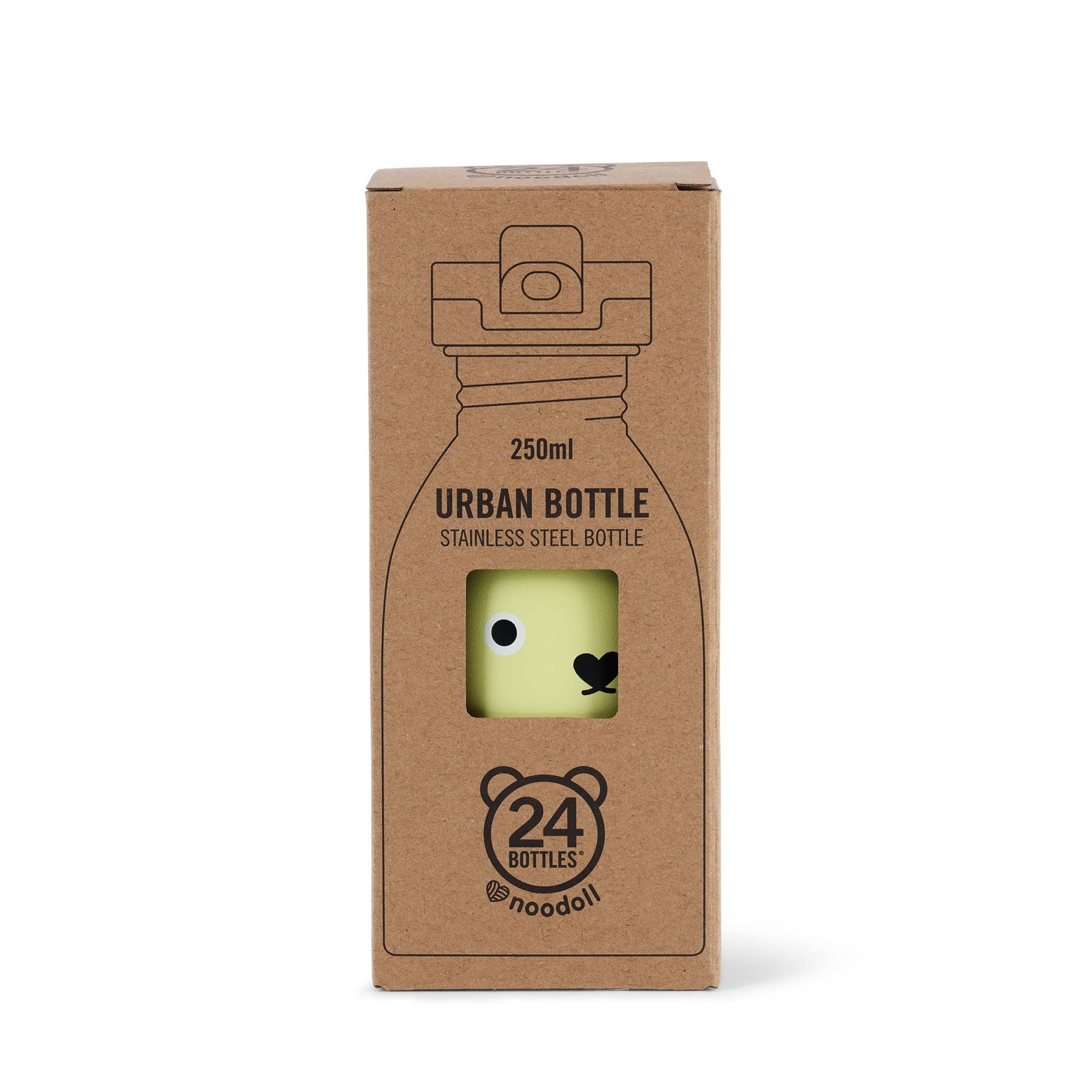 Noodoll/24 bottles drikkeflaske - Yellow mouse - Lev Logisk