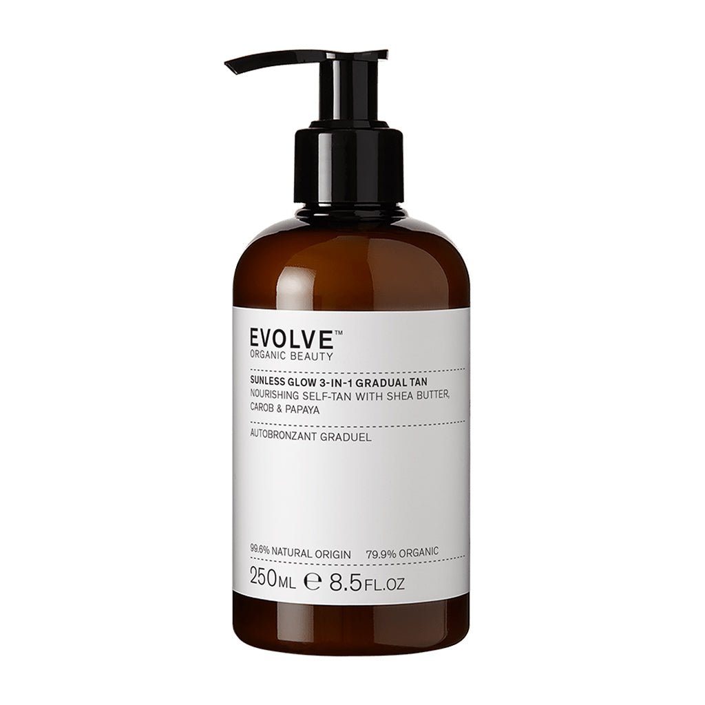 Ny formel! Evolve Sunless Glow Body Lotion Selvbruning 250 ml - Lev Logisk