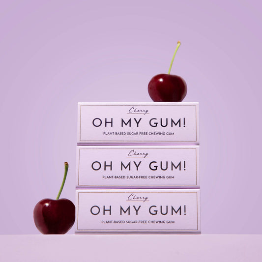 OH MY GUM! - CHERRY CHEWING GUM fra Lev Logisk