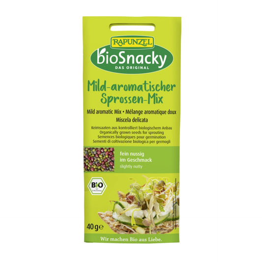 Økologiske spirefrø - aromatisk mix 40 gram - Lev Logisk