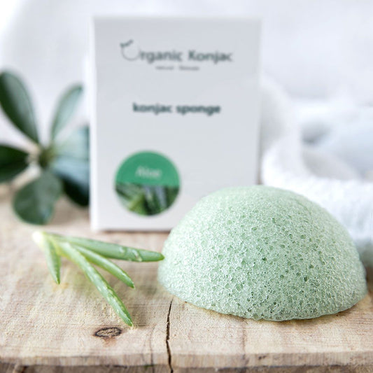Organic Konjac Svamp Aloe Vera – Tørr hud fra Lev Logisk