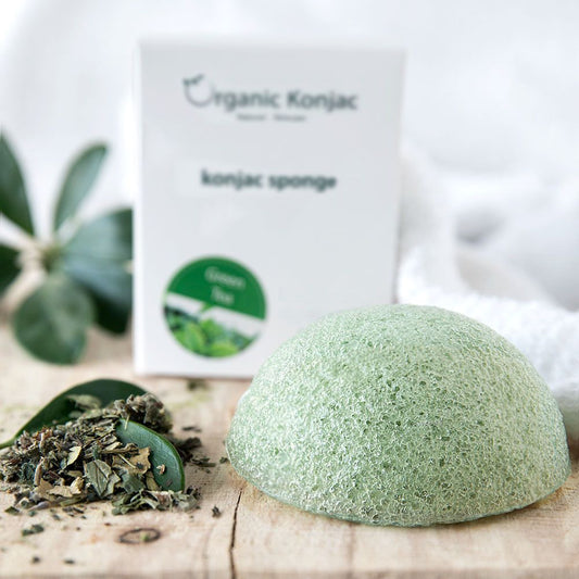 Organic Konjac Svamp Grønn te – Alle hudtyper samt antiage fra Lev Logisk