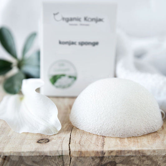 Organic Konjac Svamp Silk Collagen – Anti age fra Lev Logisk