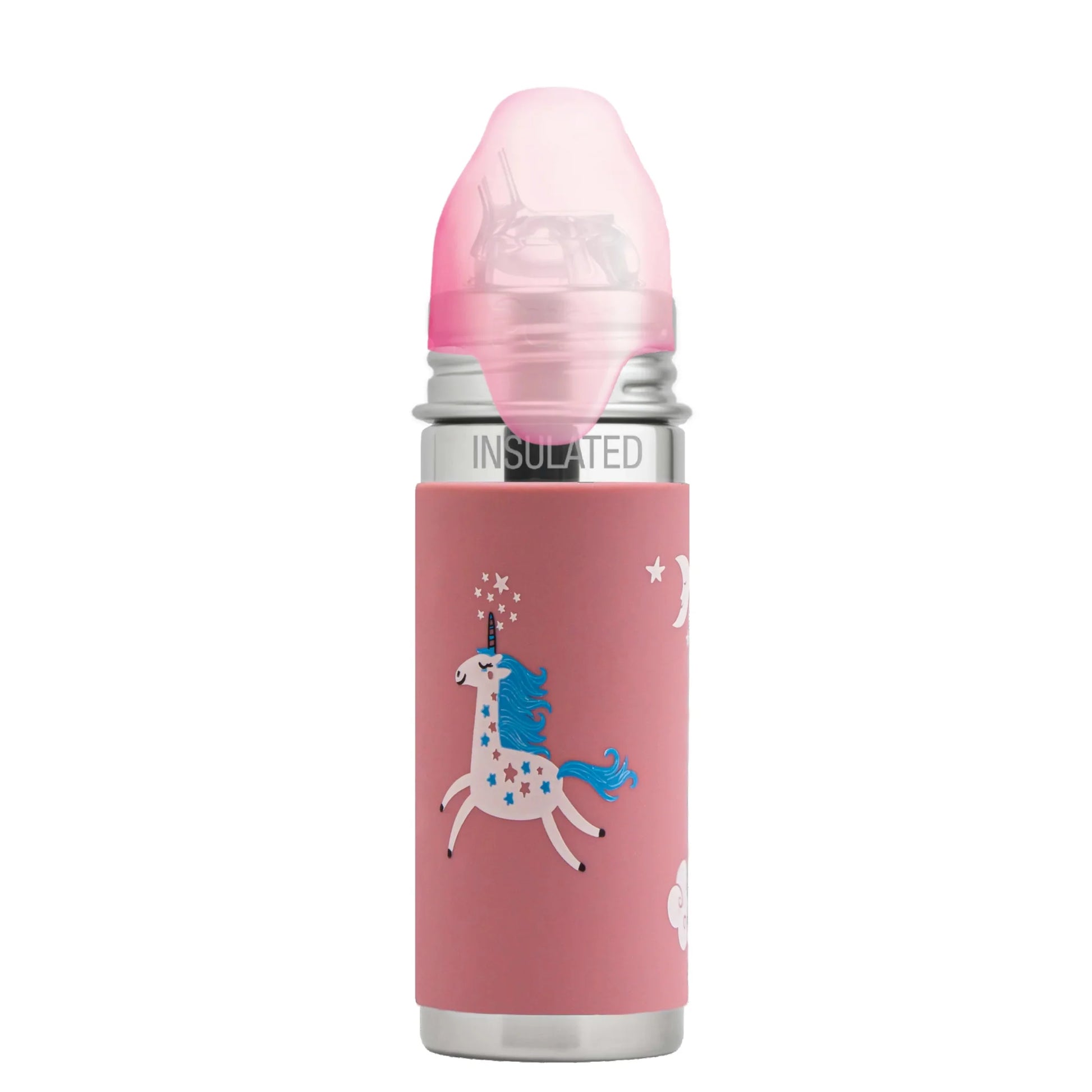 Pura Kiki ISOLERT KIDDO sugerørflaske 260 ml - Unicorn - Lev Logisk