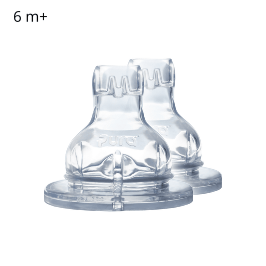 Pura Kiki sippytopp 2 pk 6 mnd + - Lev Logisk