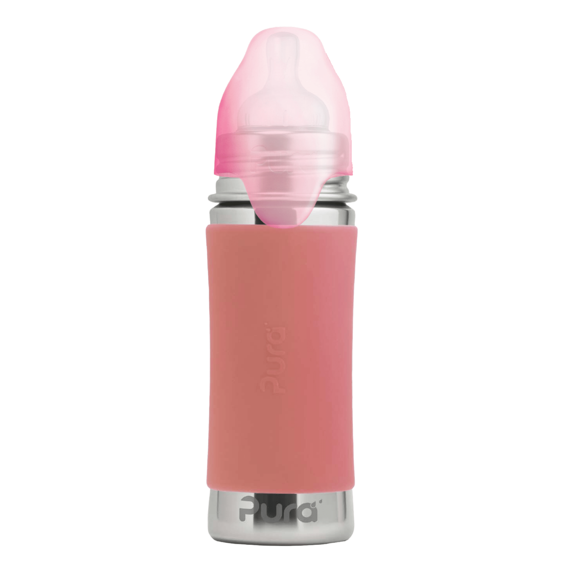 Pura Kiki tåteflaske 325 ml - Rose - Lev Logisk