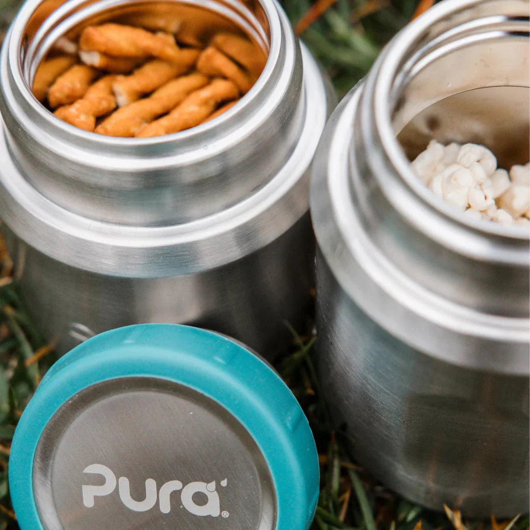 Pura mattermos i rustfritt stål - large 400 ml - fra Lev Logisk