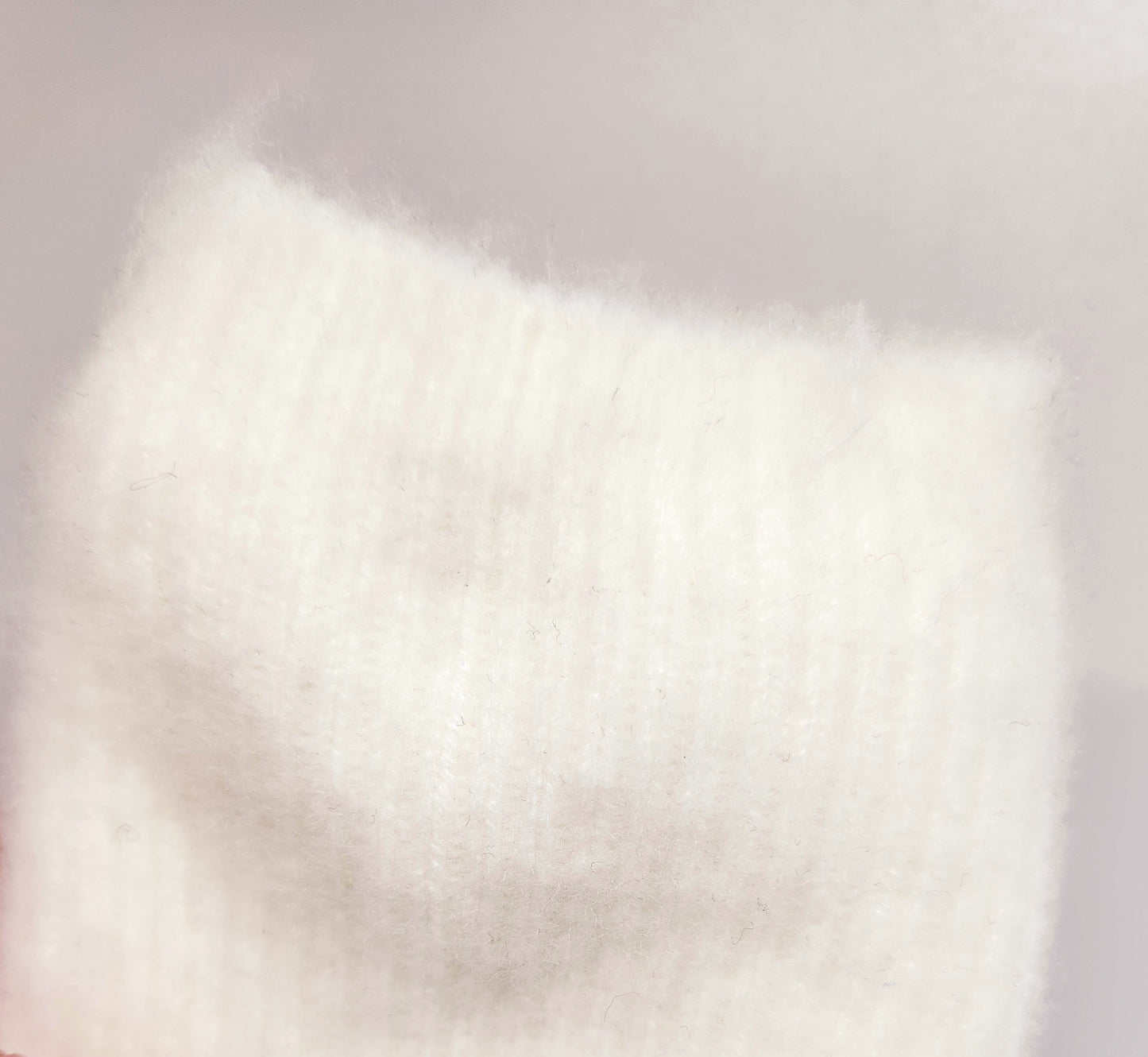 Kasjmir & Angora Sokker Hvite