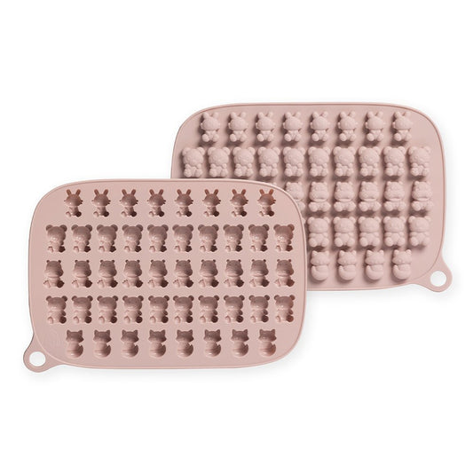Silikonform til hjemmelaget godteri/snacks - dusty pink - Lev Logisk