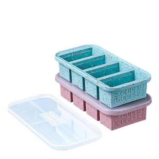 2-pk Souper cubes silikonform 4 x 250ml Sprinkle edition