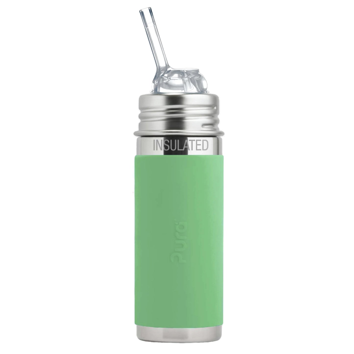Pura Kiki ISOLERT KIDDO sugerørflaske 260 ml -Velg farge