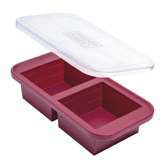 Souper cubes silikonform 2 x 500 ml Cranberry