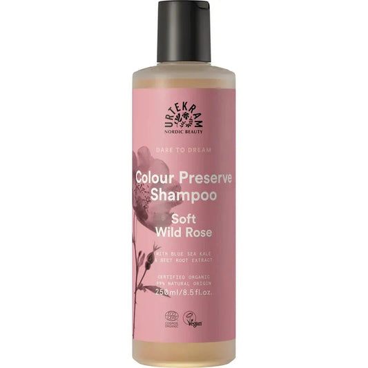 Urtekram Dare To Dream shampoo soft wild rose 250 ml fra Lev Logisk