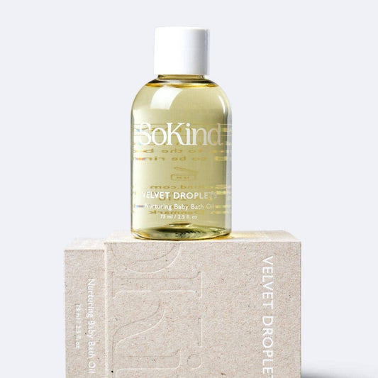 Velvet Droplets Nurturing Baby Bath Oil - Lev Logisk