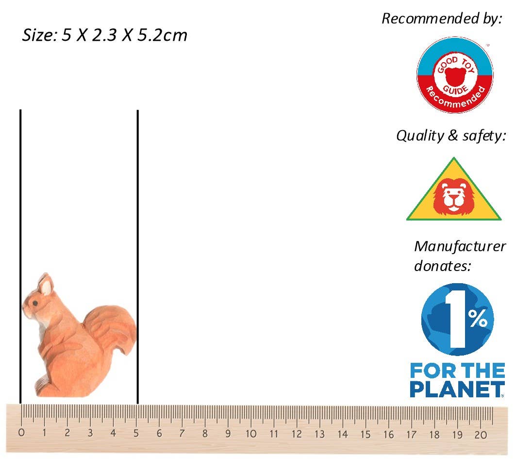 Wudimals® Ekorn i tre - Lev Logisk
