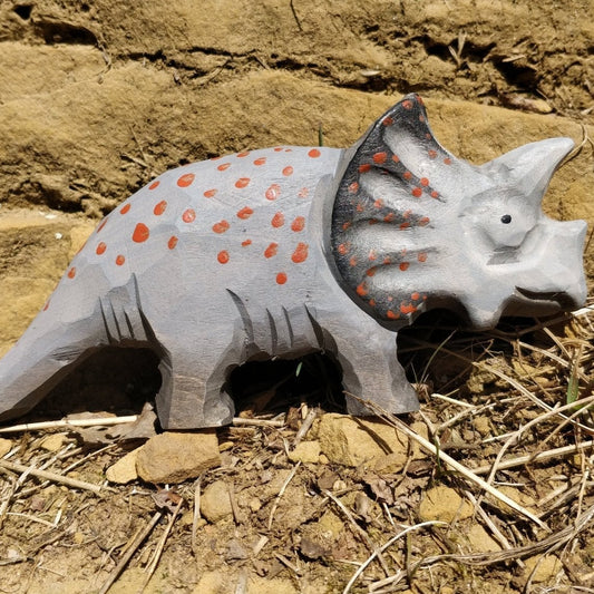 Wudimals® Triceratops i tre fra Lev Logisk