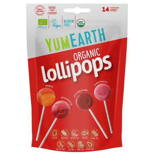 YumEarth kjærlighet på pinne 14 stk - Original - Lev Logisk